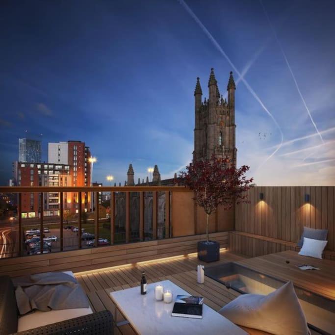 Luxury New Built Split-Level Flat With Rooftop Gardens Access Manchester Ngoại thất bức ảnh