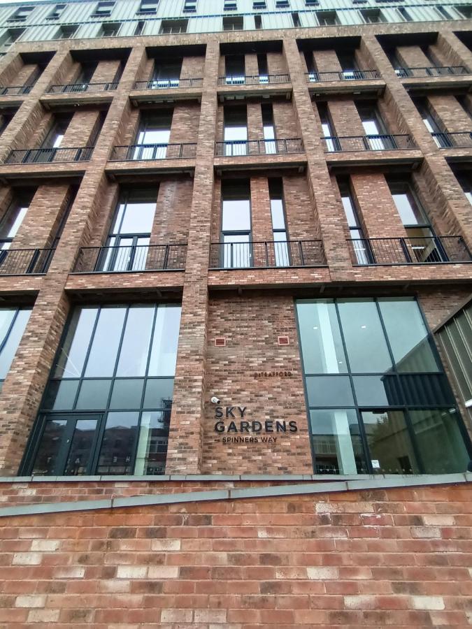Luxury New Built Split-Level Flat With Rooftop Gardens Access Manchester Ngoại thất bức ảnh